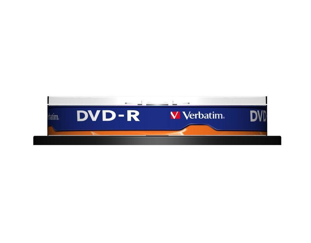 Verbatim 10 x DVD-R - 4.7 GB 16x - mattsilber