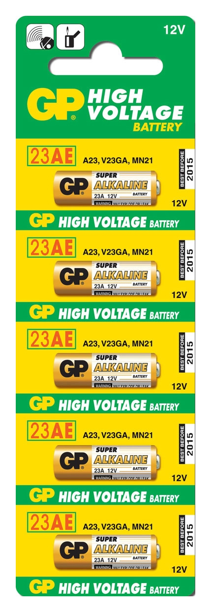 GP Battery GP High Voltage 23AE - Batterie 5 x 23A - Alkalisch