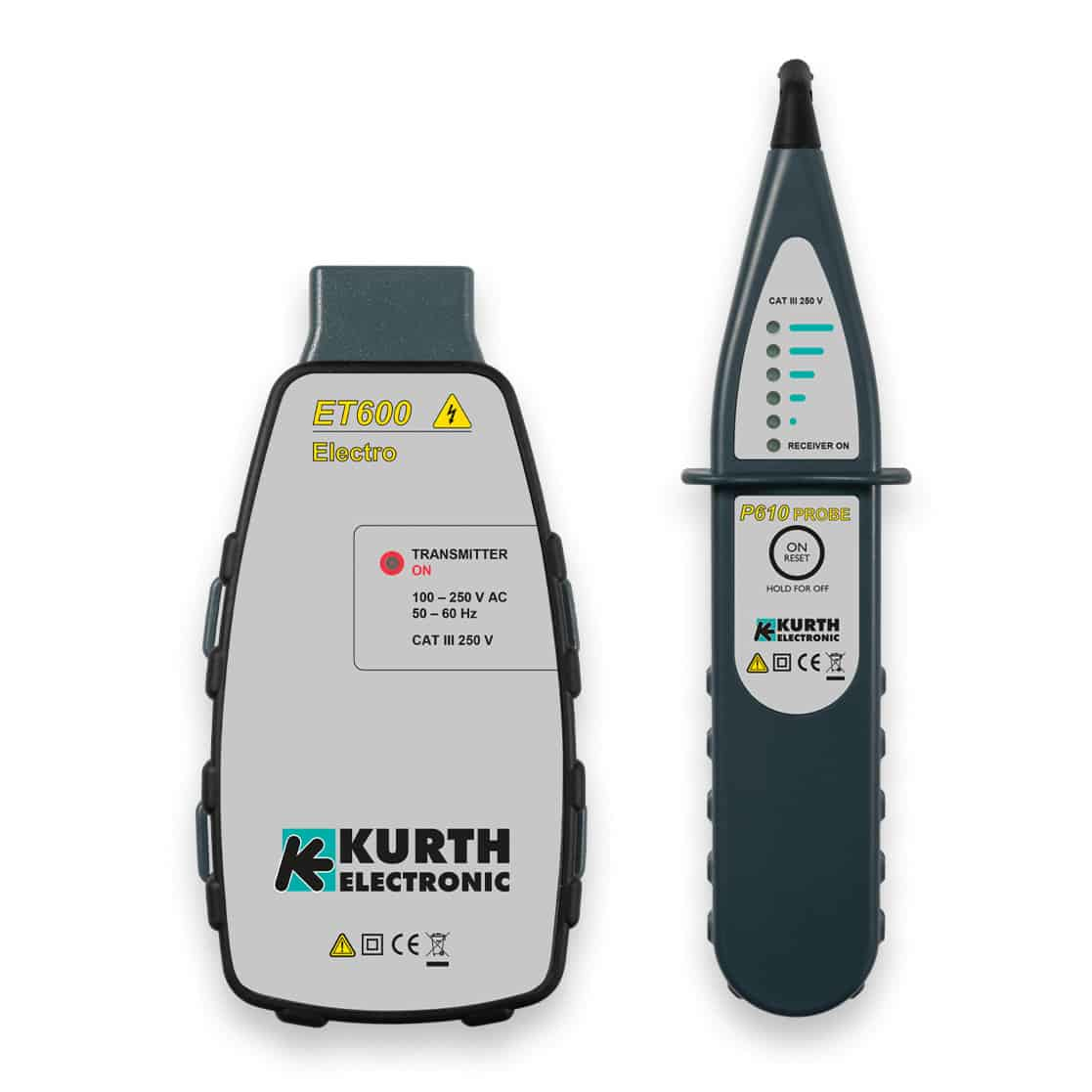 Kurth KE601 Elektro-Leitungssucher Kit für spannungsführende Leitungen