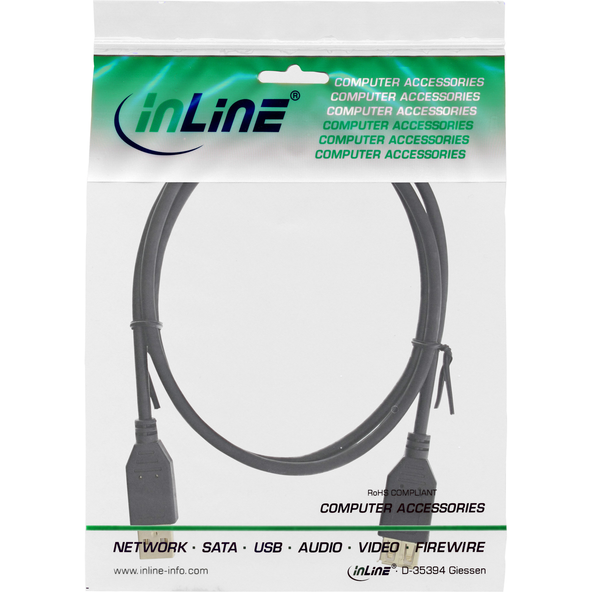 InLine USB-Verlängerungskabel - USB (M) zu USB (W)