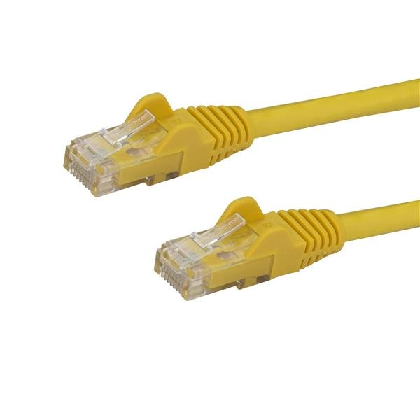 StarTech.com 0,5m Cat6 Snagless RJ45 Ethernet Netzwerkkabel - Gelb - 50cm Cat 6 UTP Kabel - Netzwerkkabel - RJ-45 (M)