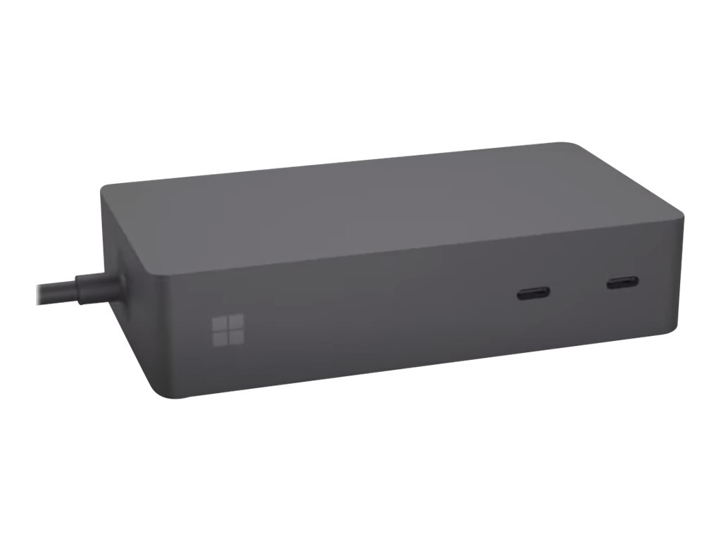 Microsoft Surface Dock 2 - Dockingstation - Surface Connect - 2 x USB-C - GigE - 199 Watt - kommerziell - EMEA - für Surface Book 2, Book 3, Go, Go 2, Go 3, Laptop, Laptop 2, Laptop 3, Laptop 4, Laptop Go, Laptop Go 2, Laptop Studio, Pro (5th Gen)