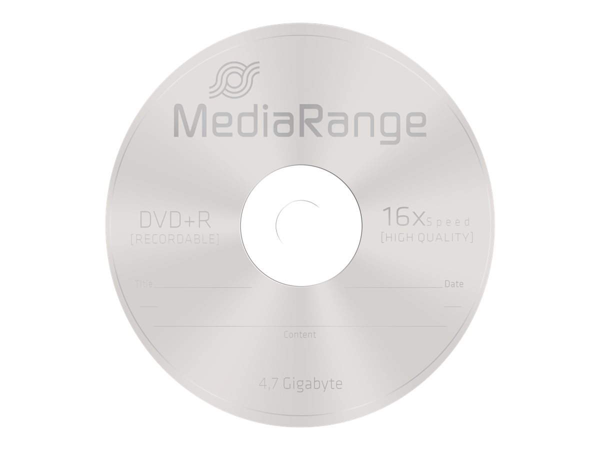 MEDIARANGE 10 x DVD+R - 4.7 GB (120 Min.) 16x