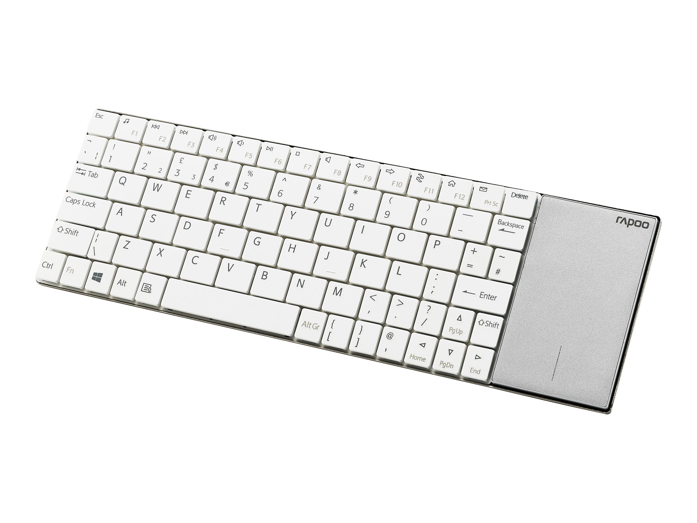 Rapoo E2710 - Tastatur - mit Touchpad - kabellos