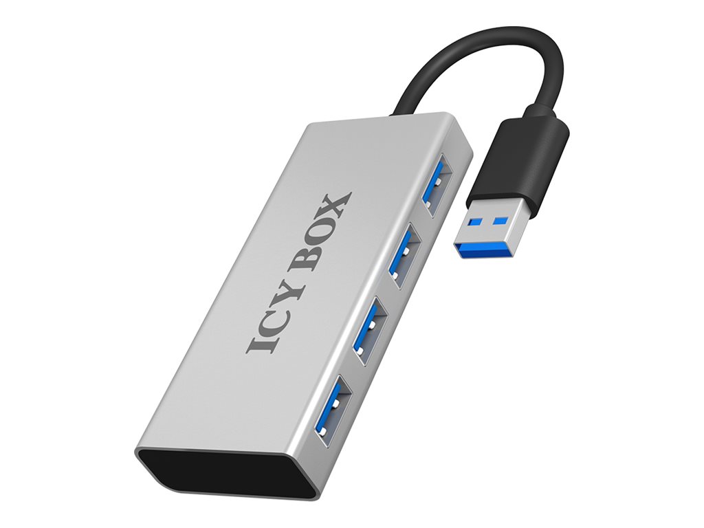 ICY BOX IB-AC6104 - Hub - 4 x SuperSpeed USB 3.0