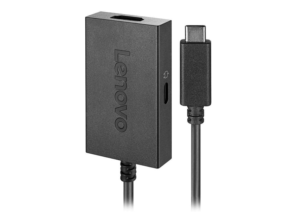 Lenovo USB C to HDMI Plus Power Adapter - Externer Videoadapter