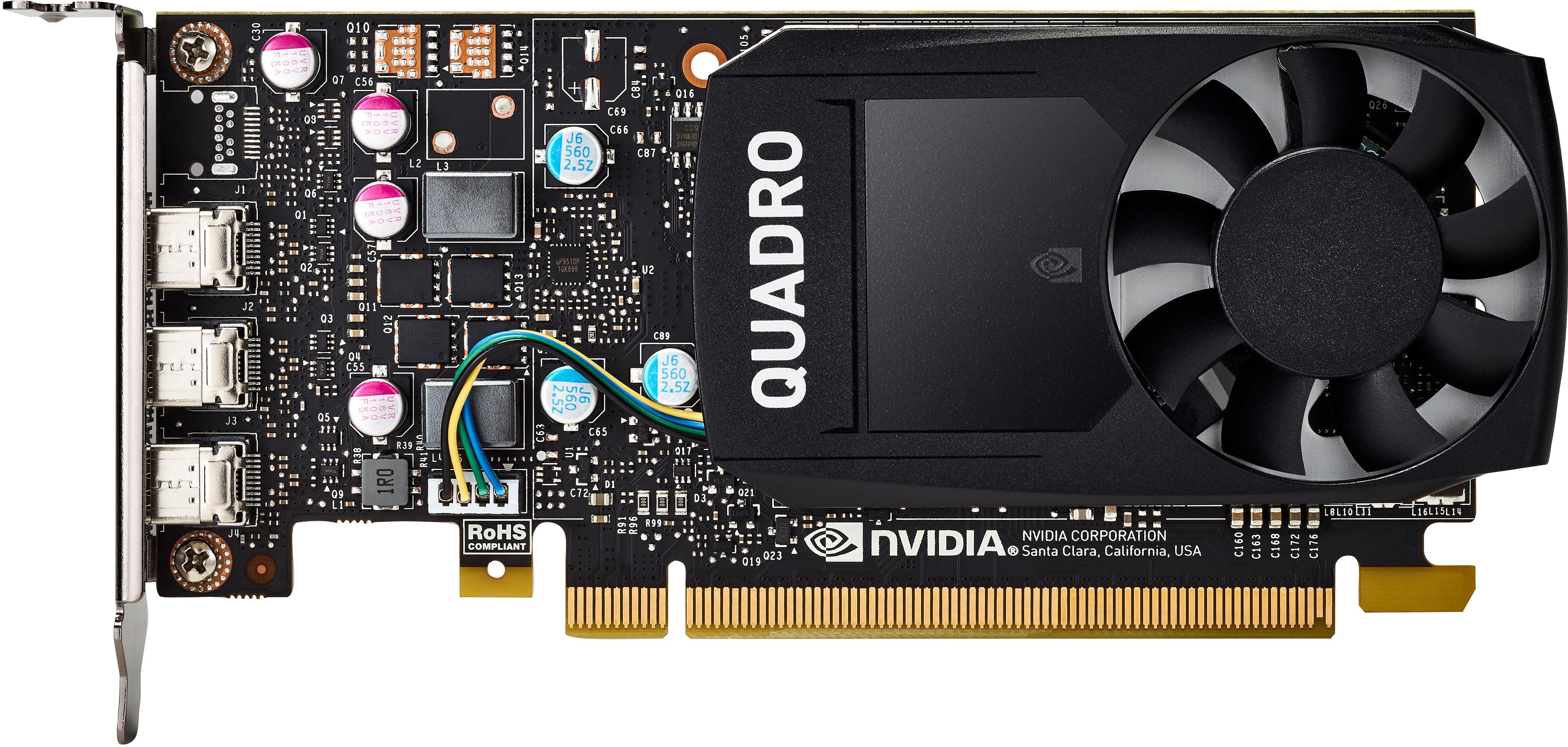 HP NVIDIA Quadro P400 - Grafikkarten - Quadro P400 - 2 GB GDDR5 - PCIe 3.0 x16 - 3 x Mini DisplayPort - für Workstation Z2 G4 (MT, SFF)