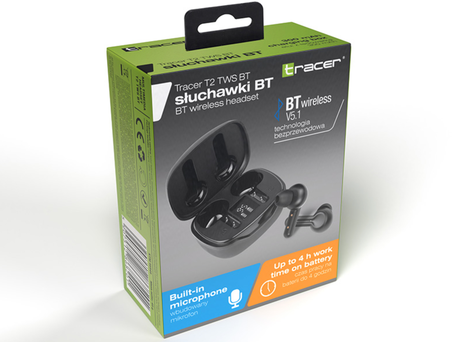 Tracer TRASLU46949 T2 TWS Bluetooth Headset Head-band - Headset
