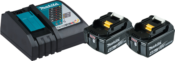 Makita DC18RC - Power Source Kit - Batterieladegerät + Batterie 2 x
