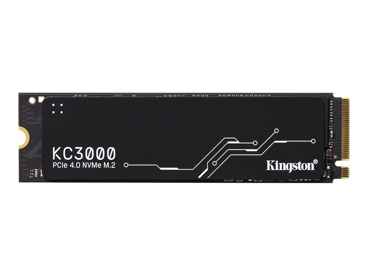 Kingston KC3000 - SSD - 512 GB - intern - M.2 2280 - PCIe 4.0 (NVMe)