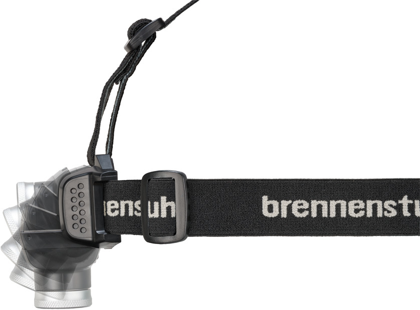 Brennenstuhl 1177300 - Stirnband-Taschenlampe - Schwarz - Kunststoff - Tasten - IP44 - LED