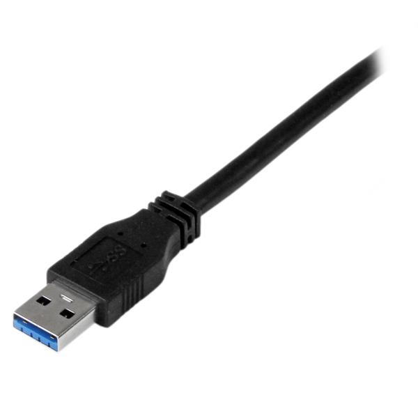 StarTech.com 2m zertifiziertes USB 3.0 SuperSpeed Kabel A auf B - Schwarz - USB 3 Anschlusskabel - Stecker/Stecker - USB-Kabel - USB Type B (M)