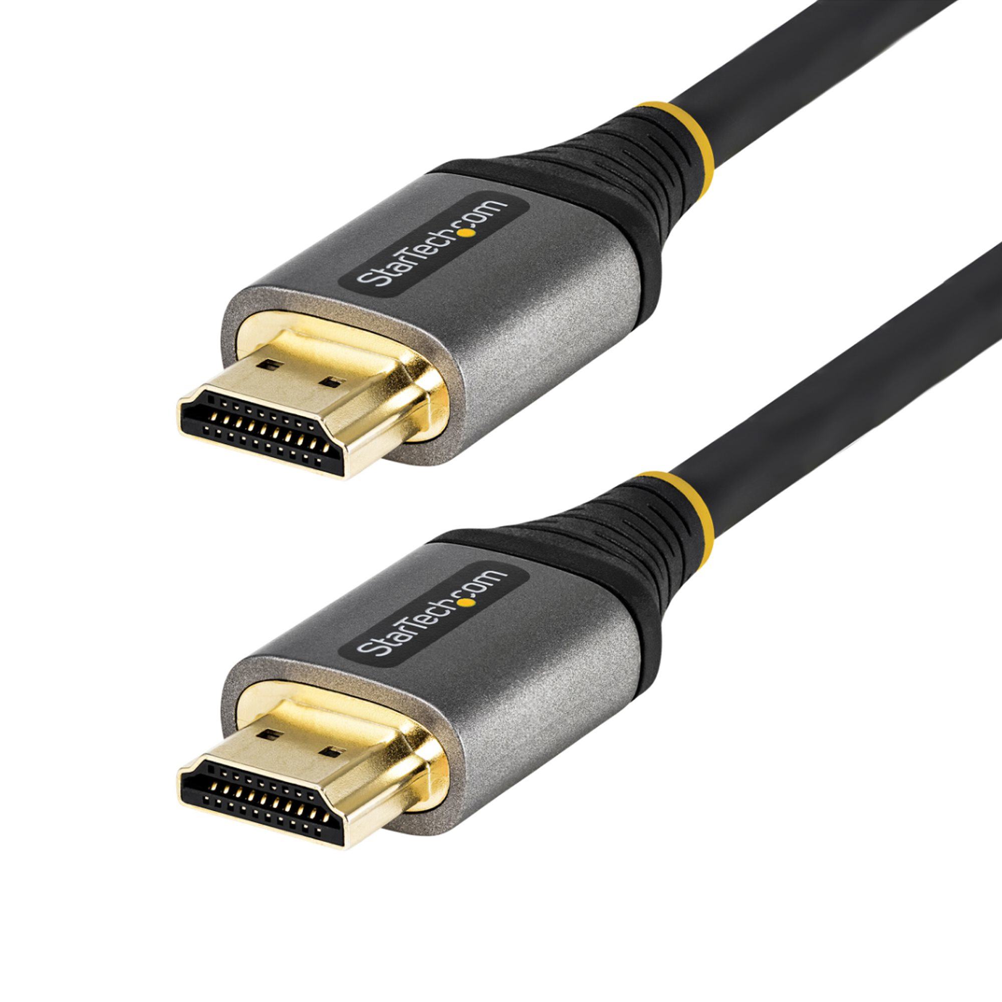 StarTech.com 20in (0.5m) Premium Certified HDMI 2.0 Cable with Ethernet, High-Speed Ultra HD 4K 60Hz HDMI Cable HDR10, ARC, HDMI Cord For Ultra HD Monitors, TVs, Displays, w/ TPE Jacket - Durable HDMI Video Cable (HDMMV50CM)