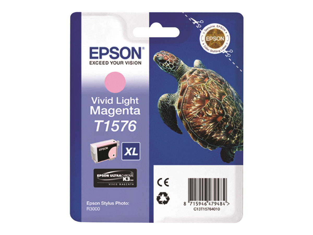 Epson T1576 - 25.9 ml - Vivid Light Magenta - Original