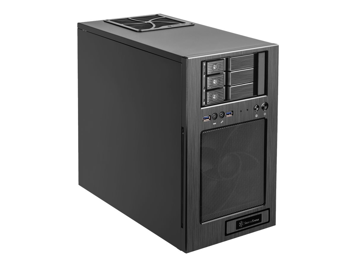 SilverStone CS330 - Tower - mini ITX / micro ATX - keine Spannungsversorgung (ATX / PS/2)