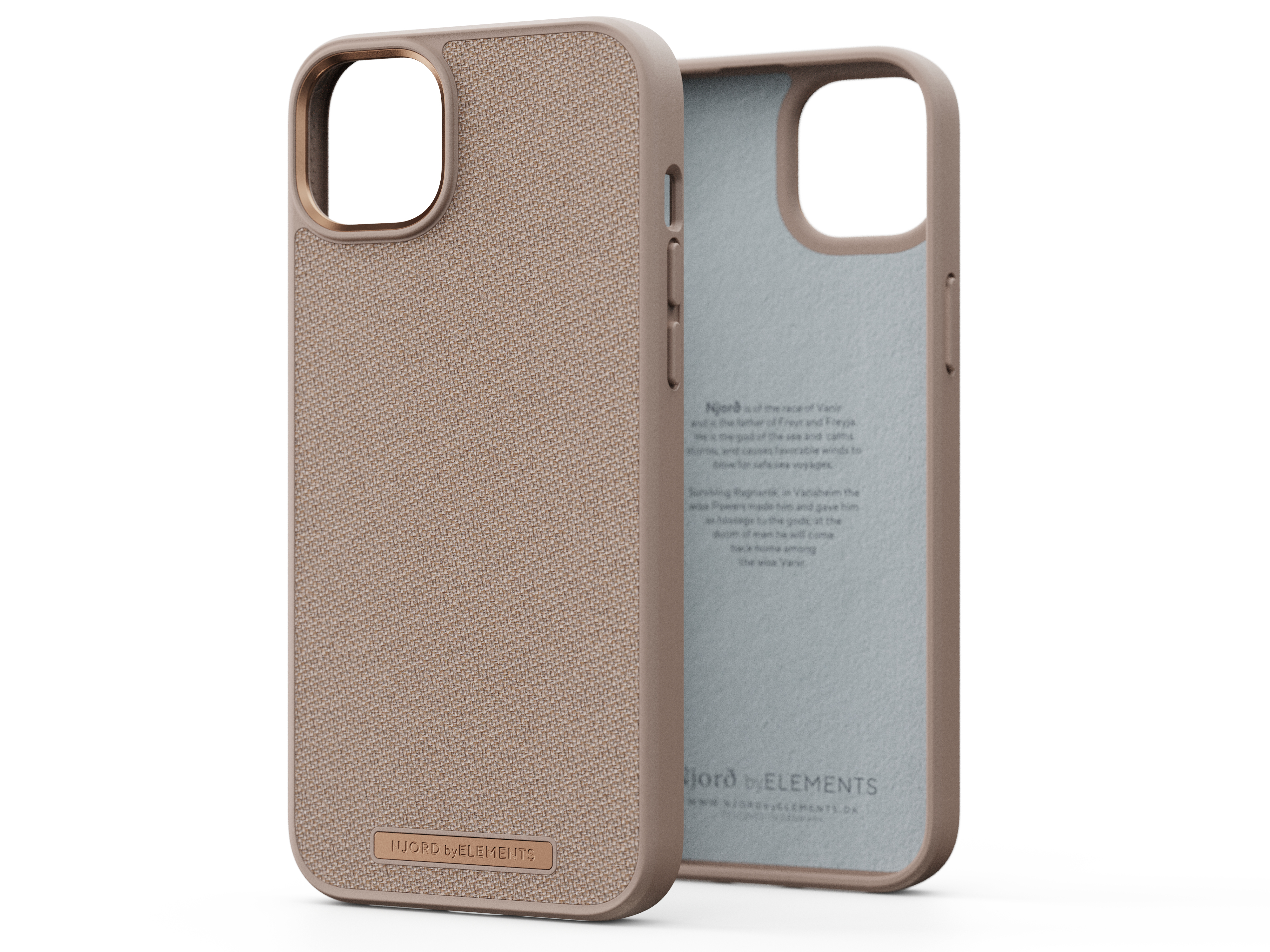 Njord Just Case iPhone 14 6.7 Pink Sand