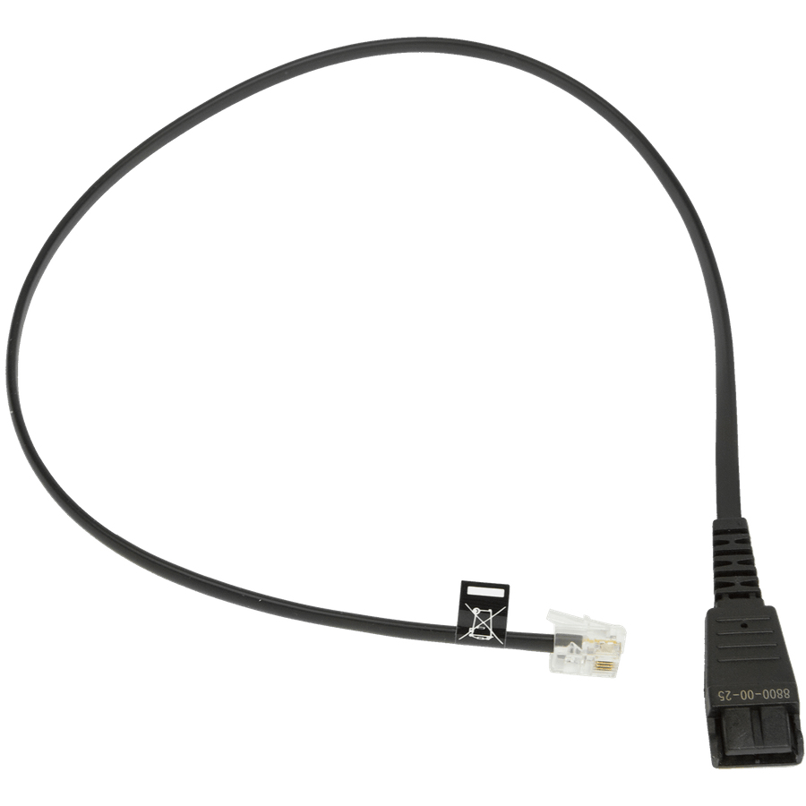 Jabra Headset-Kabel - RJ-10 männlich zu Quick Disconnect männlich