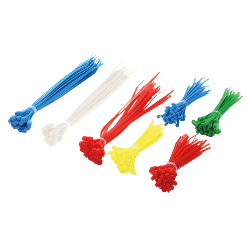 LogiLink Cable Tie Set - Kabelbinder - weiß, Blau, Gelb, Rot, grün (Packung mit 300)