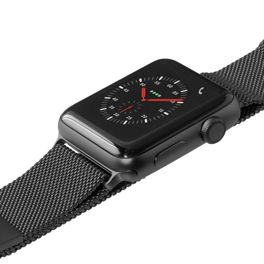 Laut International Laut Steel Loop - Uhrarmband für Smartwatch - Schwarz - für Apple Watch (42 mm, 44 mm)