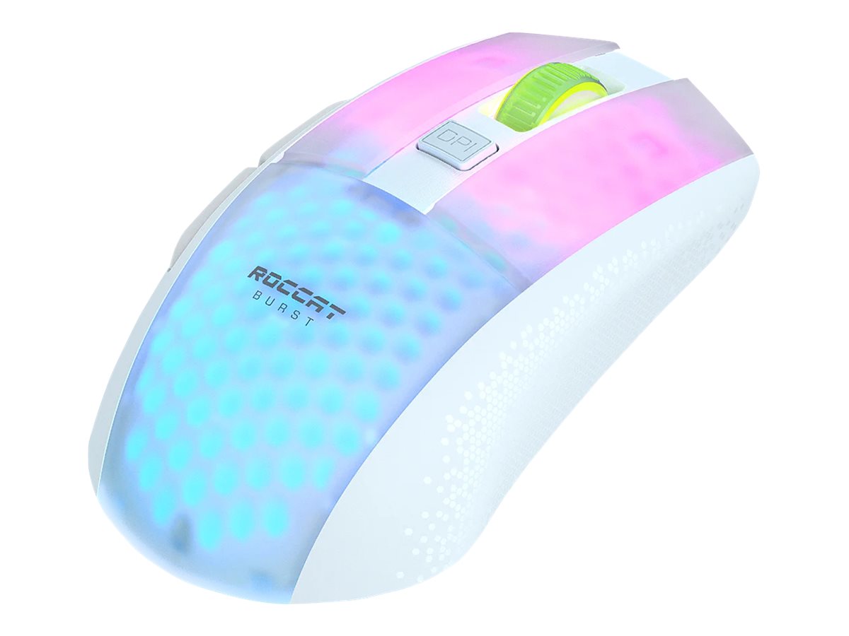 Turtle Beach ROCCAT Burst Pro Air - Maus - ergonomisch - optisch - 6 Tasten - kabellos - 2.4 GHz, Bluetooth 5.2 - kabelloser Empfänger (USB)