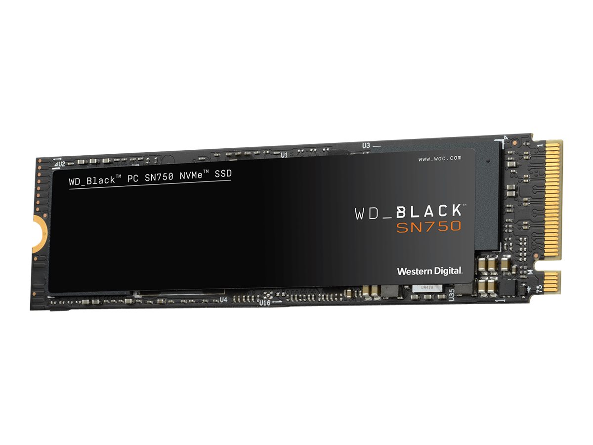 WD Black SN750 NVMe SSD WDS250G3X0C-00SJG0 - SSD - 250 GB - intern - M.2 2280 - PCIe 3.0 x4 (NVMe)