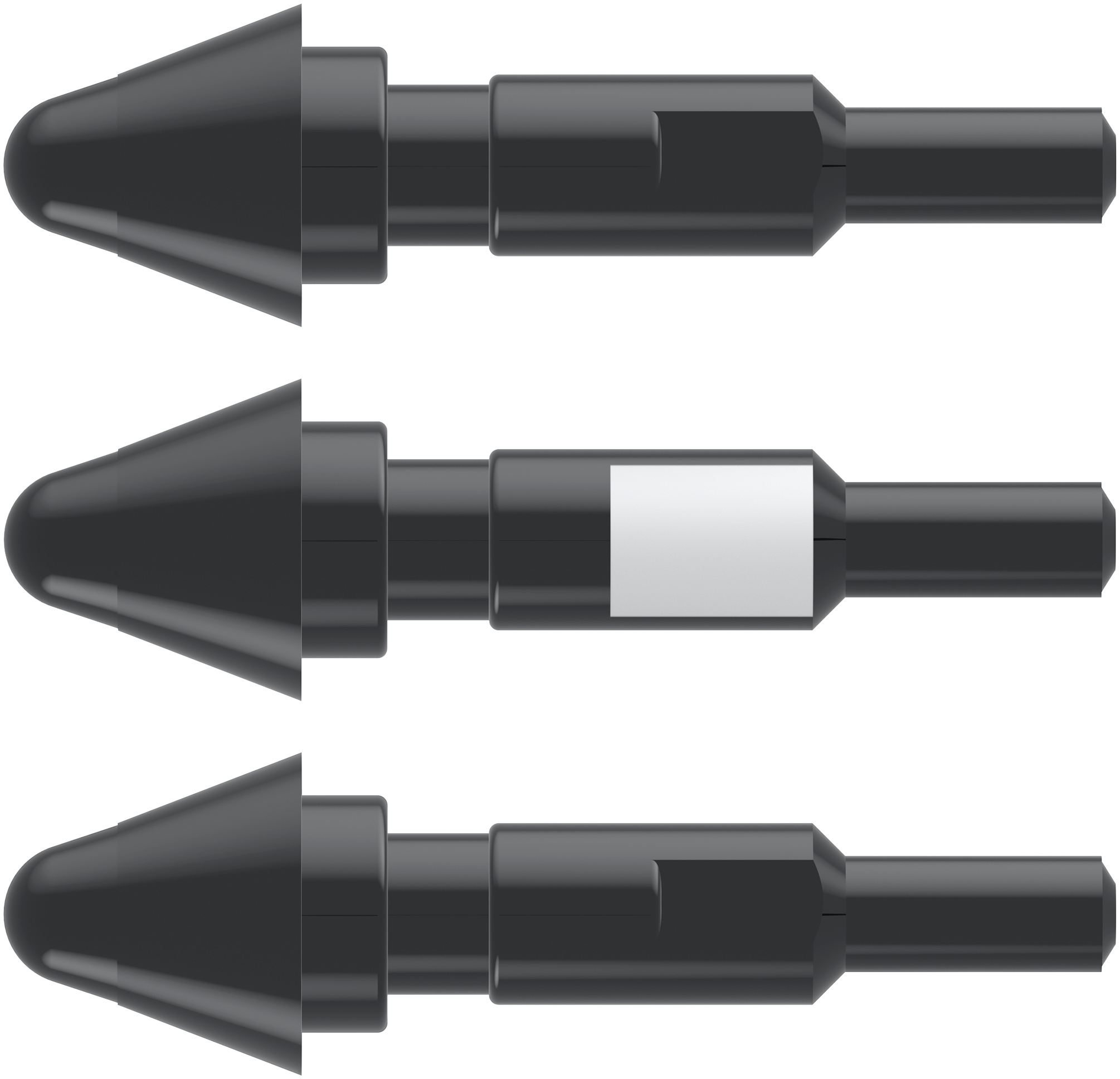 Dell NB1022 - Kit Stylus-Spitzen - Schwarz - für Dell Active Pen
