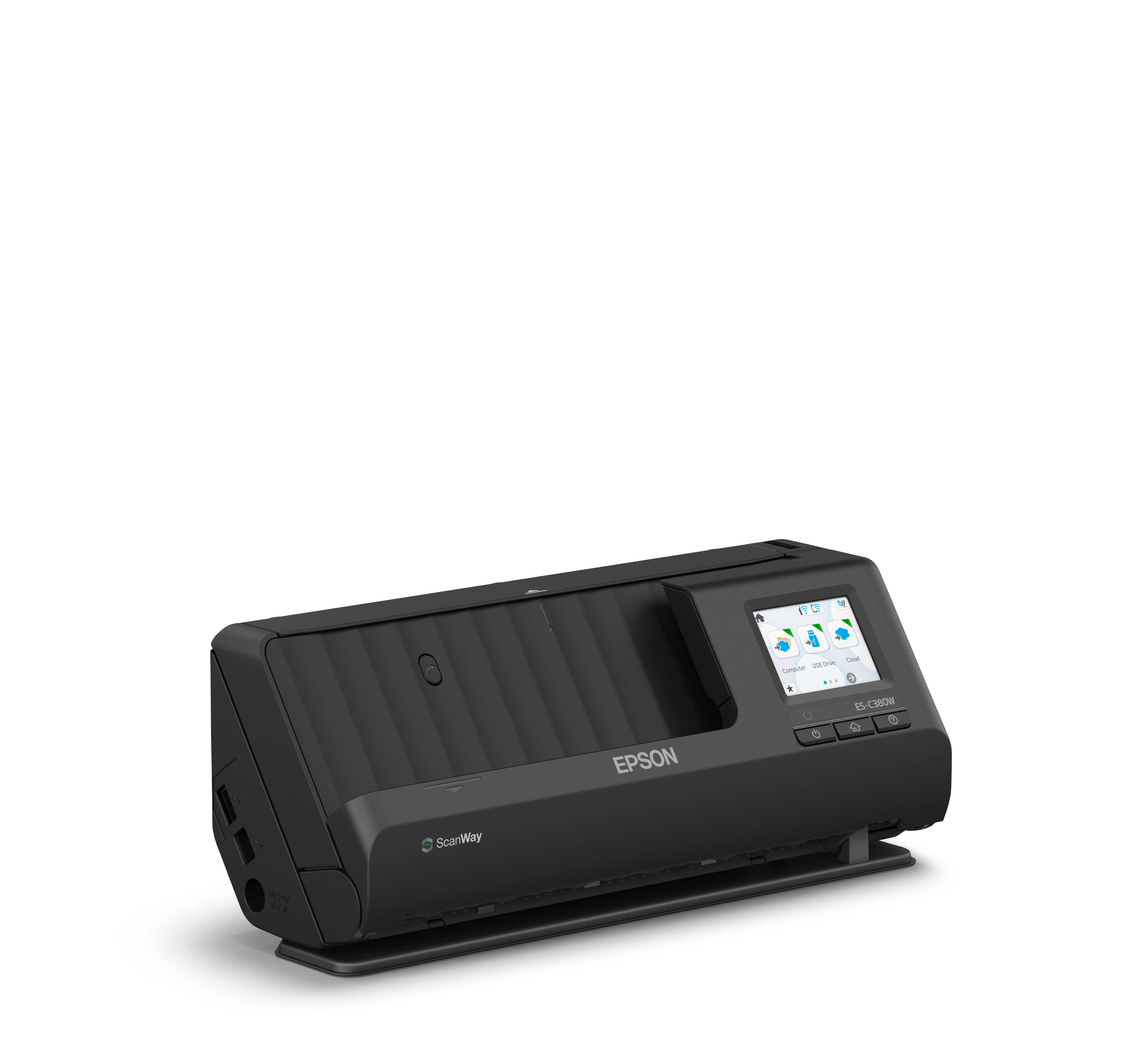 Epson ES-C380W - Einzelblatt-Scanner - Duplex - A4/Legal - 600 dpi x 600 dpi - automatischer Dokumenteneinzug (20 Seiten)