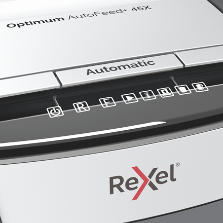 Rexel AutoFeed 45X - Kreuzschreddern - 4x28 mm - 20 l - 45 Blätter - 55 dB - Berührung