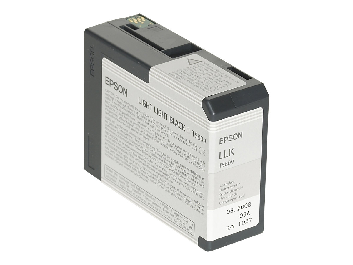 Epson T5809 - 80 ml - Light Light Black - Original