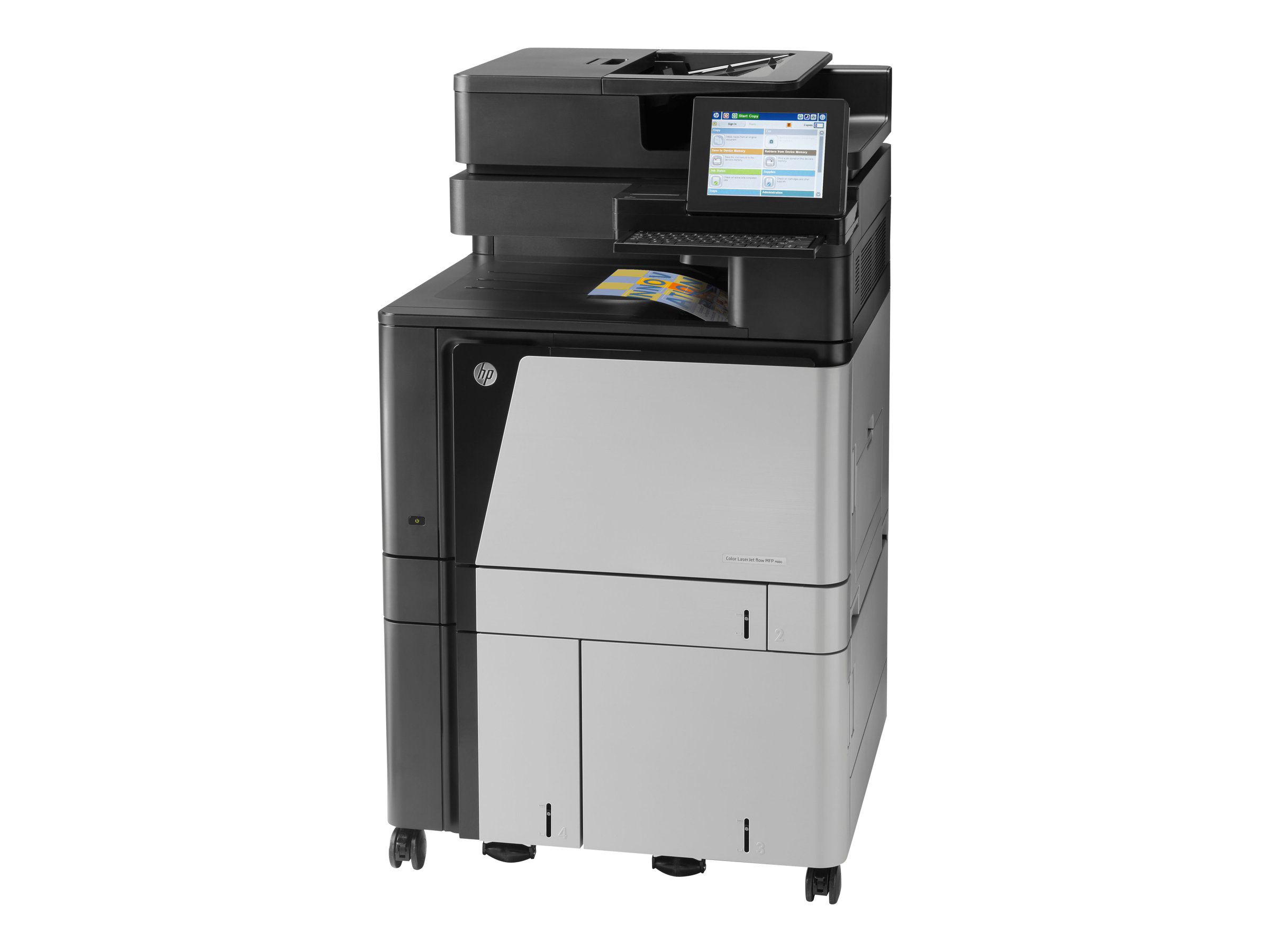 HP LaserJet Enterprise Flow MFP M880z+ - Multifunktionsdrucker - Farbe - Laser - A3 (297 x 420 mm)