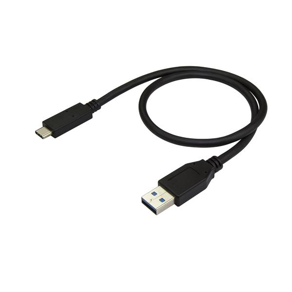 StarTech.com USB auf USB-C Kabel - St/St - 0,5m - USB 3.1(10Gbit/s) - USB A zu USB C Kabel - USB 3.1 Typ C Kabel - USB-Kabel - USB Typ A (M)