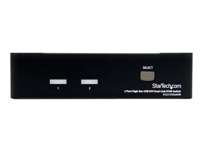 StarTech.com 2 Port Dual Link DVI USB KVM Switch mit Audio