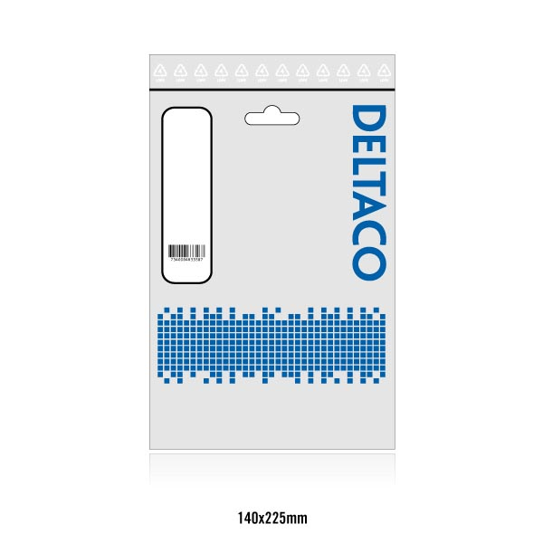 Deltaco HDMI-VGA8 - 1080p - Weiß