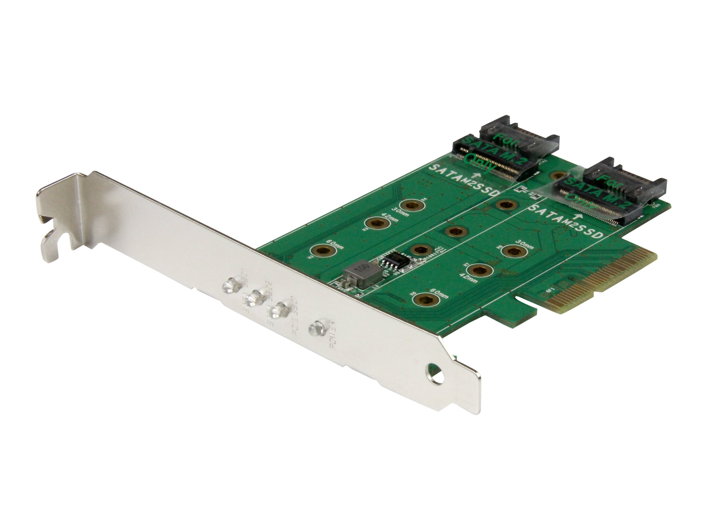 StarTech.com 3 Port M.2 SSD (NGFF) Adapterkarte - 1x PCIe (NVMe)