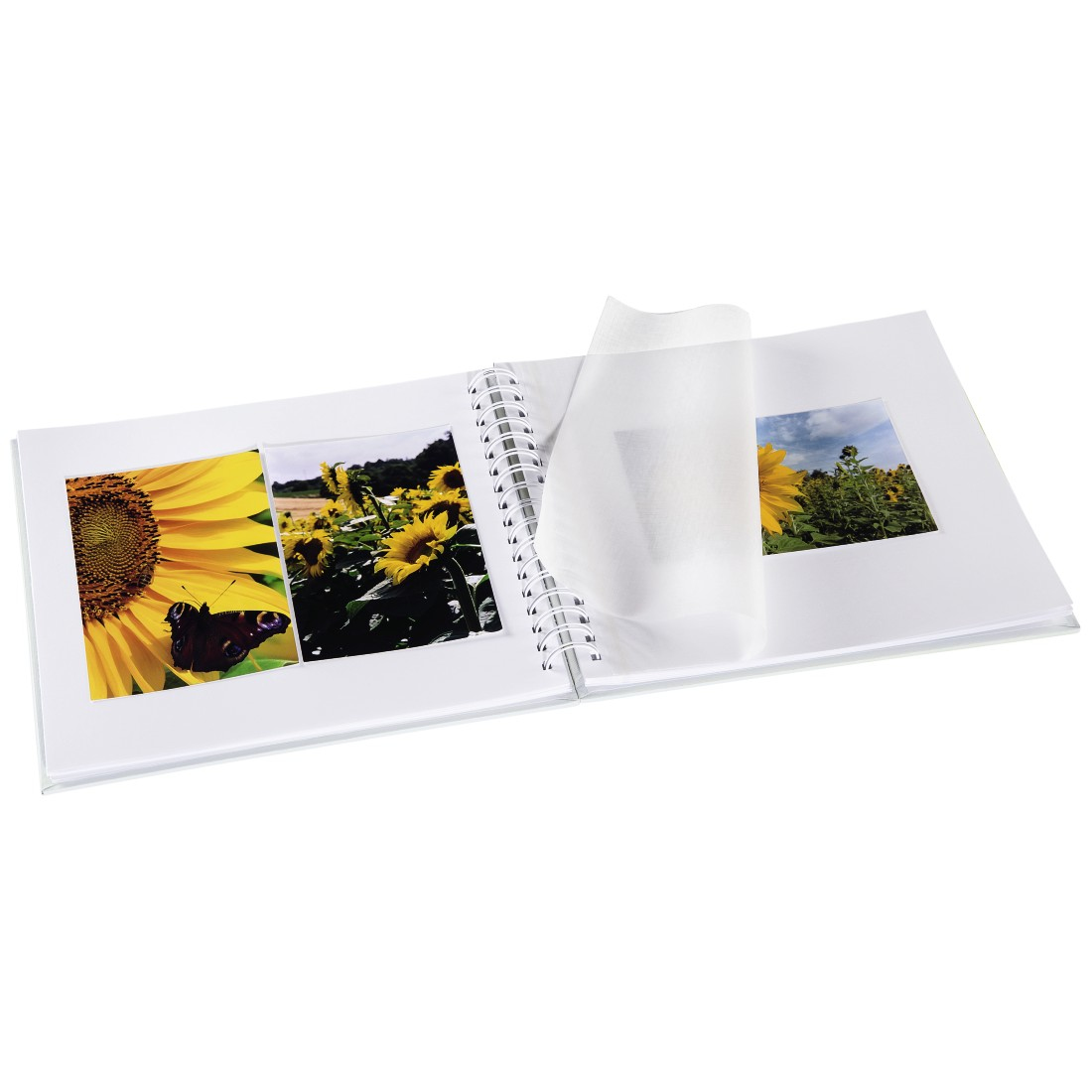Hama Spiral-Album Fine Art, 28x24 cm, 50 weiße Seiten, Bordeaux