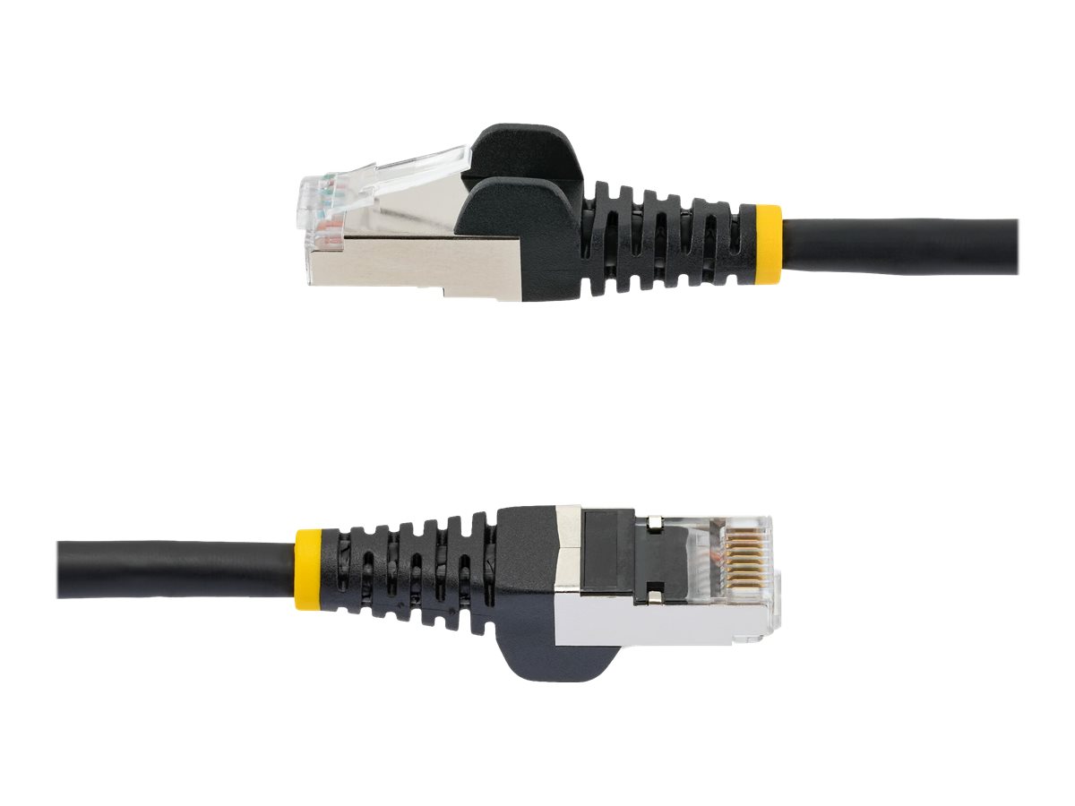 StarTech.com 50cm CAT6a Ethernet Cable - Black - Low Smoke Zero Halogen (LSZH)