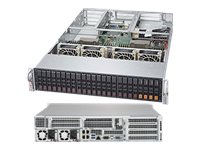 Supermicro SuperServer 2028U-E1CNRT+ - Server - Rack-Montage - 2U - zweiweg - keine CPU - RAM 0 GB - PCI Express - Hot-Swap 6.4 cm (2.5")