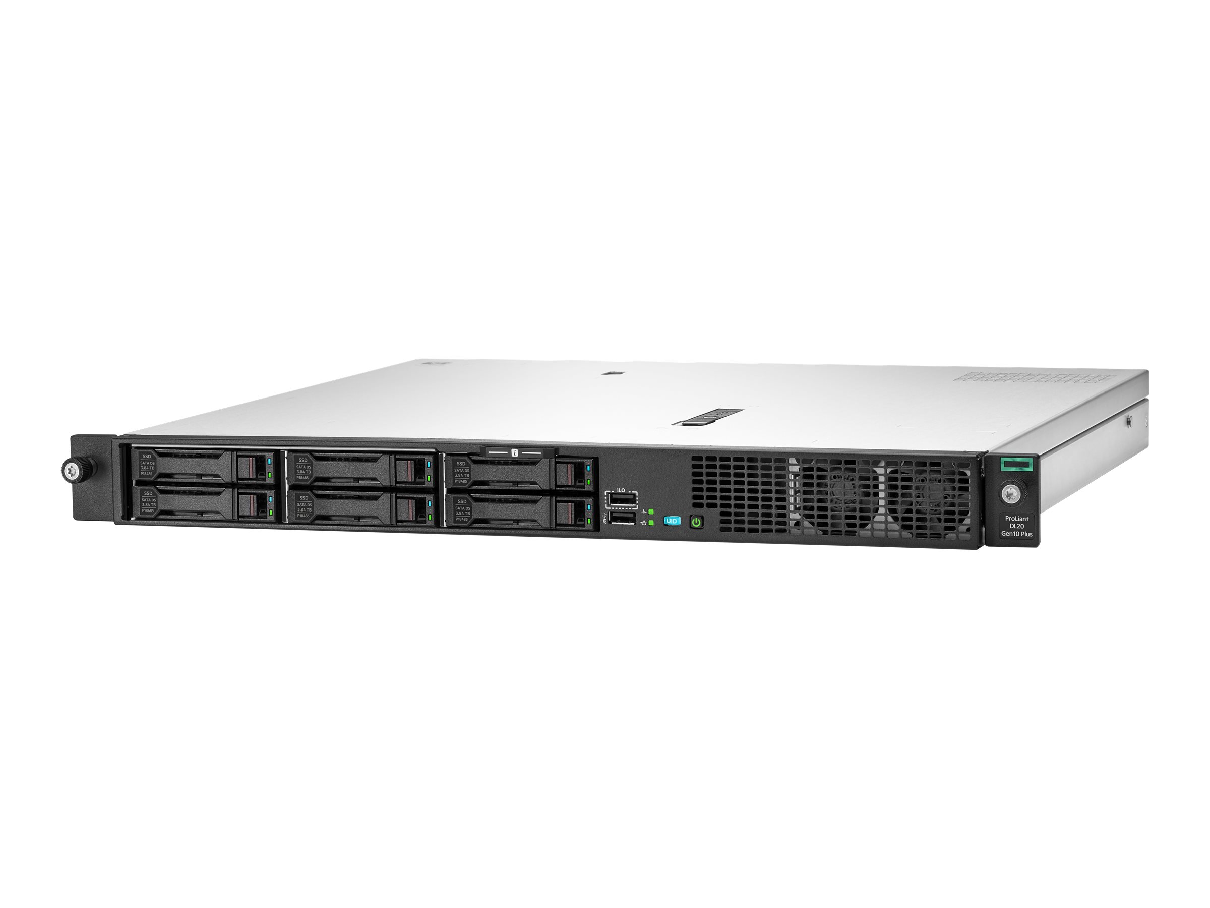 HPE ProLiant DL20 Gen10 Plus Performance - Server - Rack-Montage - 1U - 1-Weg - 1 x Xeon E-2314 / 2.8 GHz - RAM 16 GB - SATA - Hot-Swap 6.4 cm (2.5")