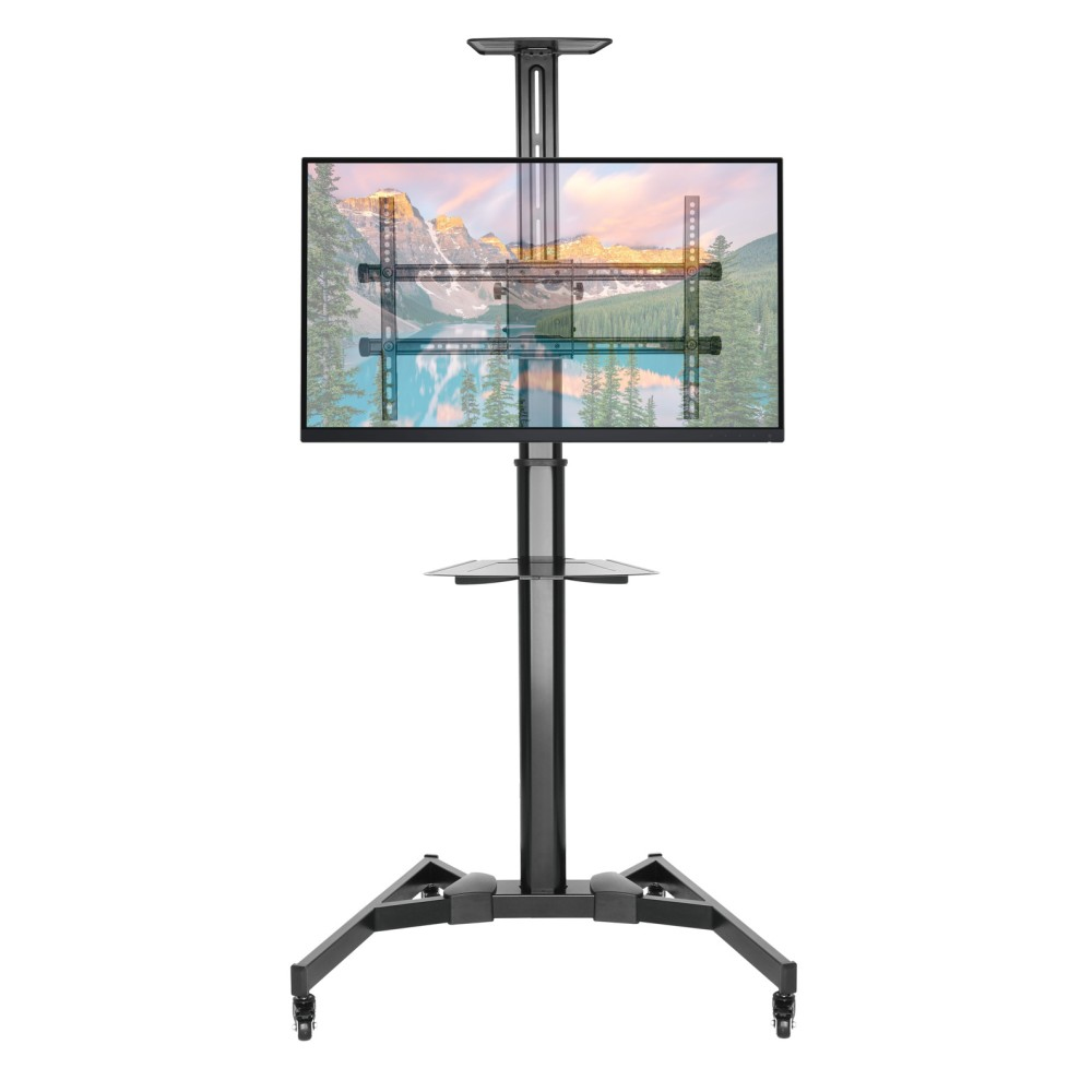 Techly TV Trolley für LCD LED 37-70'' schwarz mit Ablage