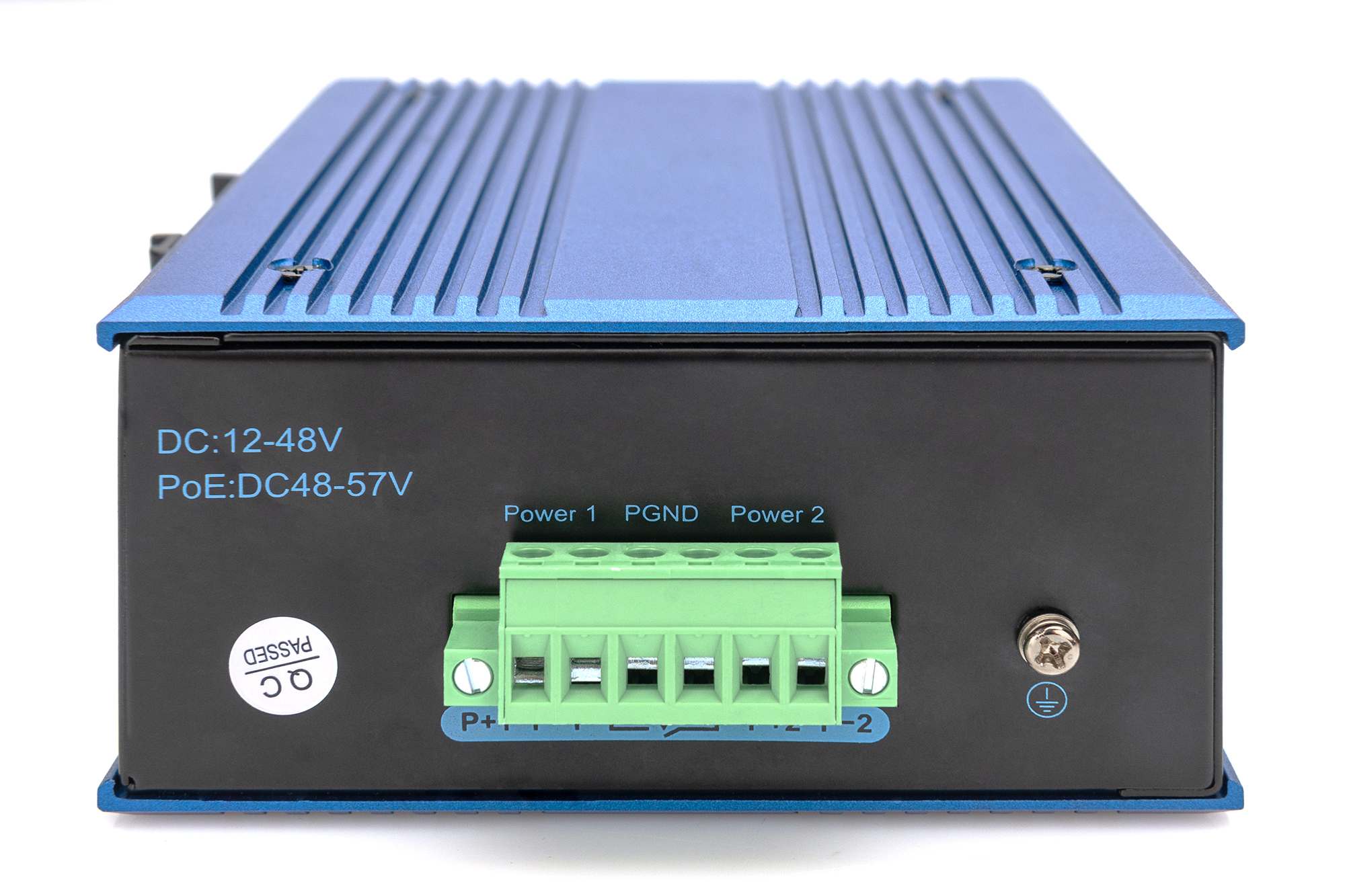 DIGITUS 8 Port Gigabit Ethernet Netzwerk Switch, Industrial, Unmanaged, 1 SFP Uplink