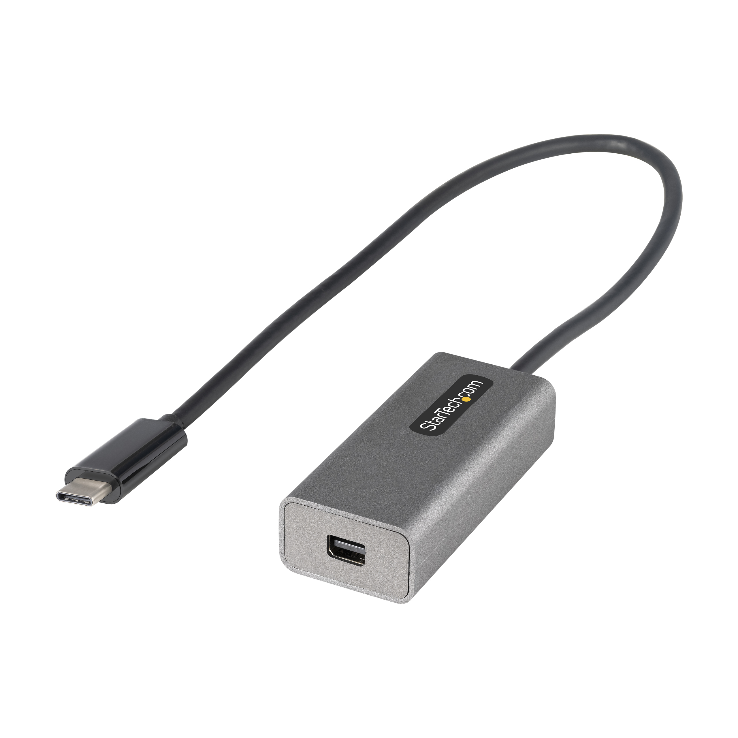 StarTech.com USB-C auf Mini DisplayPort Adapter - 4K 60Hz USB-C auf mDP Adapter Dongle - USB-Type-C zu Mini-DP-Monitor - Videokonverter - Kompatibel mit Thunderbolt 3 - 30cm Kabel (CDP2MDPEC)