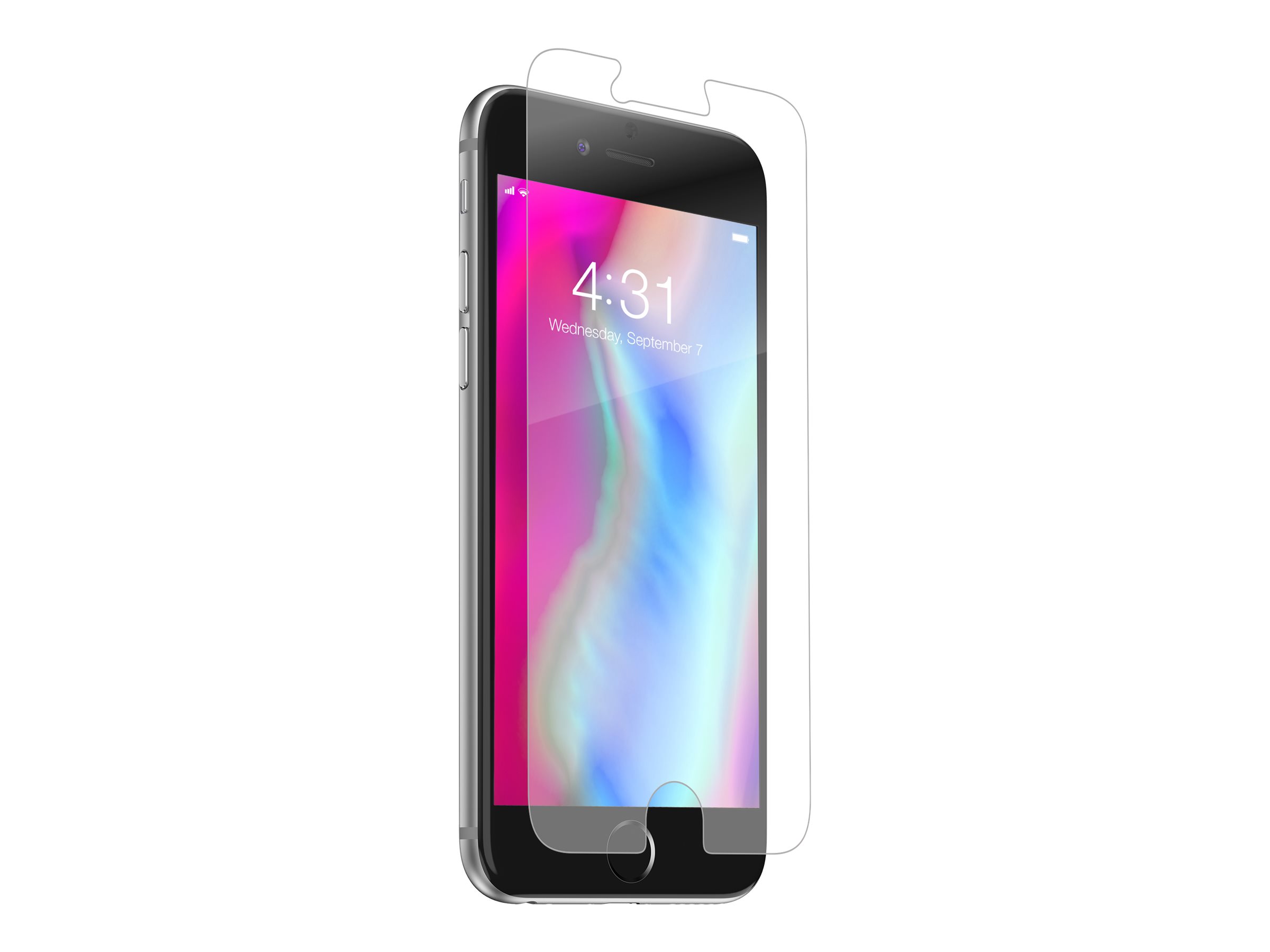 ZAGG InvisibleShield Defense - Bildschirmschutz für Handy - Glas - für Apple iPhone 6, 6s, 7, 8, SE (2. Generation)