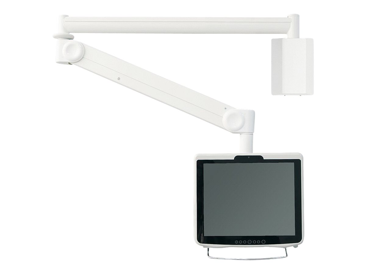 Neomounts FPMA-HAW100HC - Klammer - full-motion - für LCD-Display - medizinisch - weiß - Bildschirmgröße: 25.4-76.2 cm (10"-30")