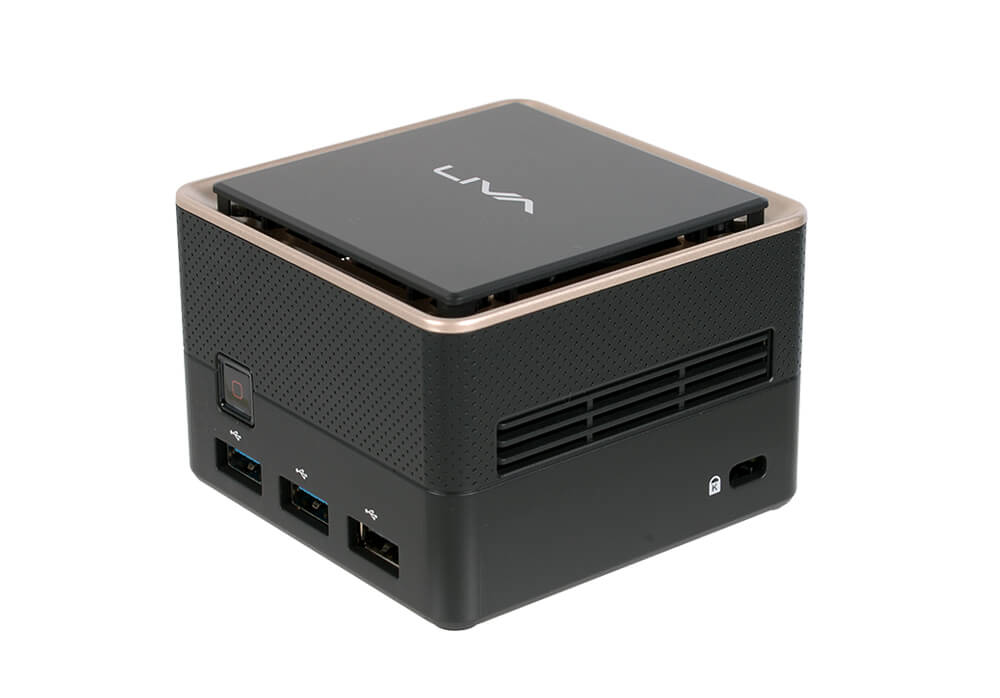 EliteGroup LIVA Q3 Plus - Mini-PC - Ryzen Embedded V1605B / 2 GHz
