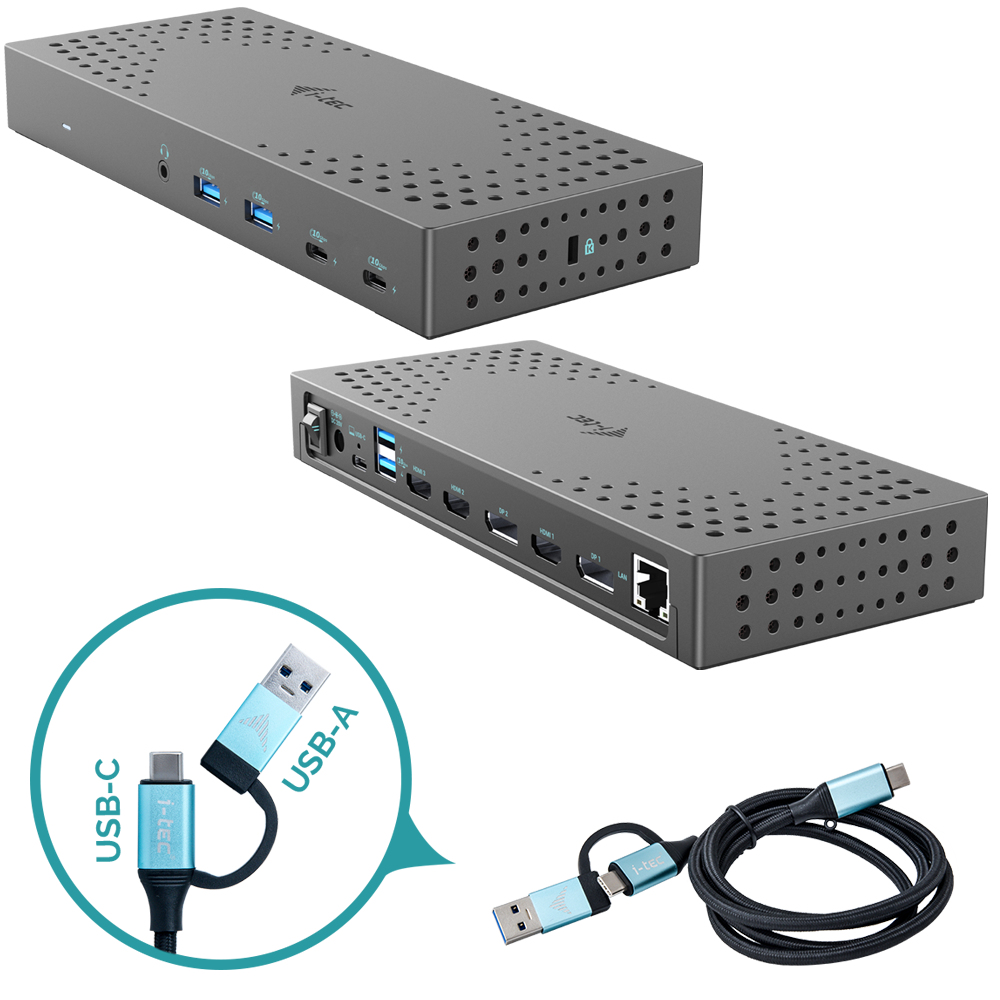 i-tec Dockingstation - USB-C / USB4 / USB 3.0 Thunderbolt 3 / Thunderbolt 4