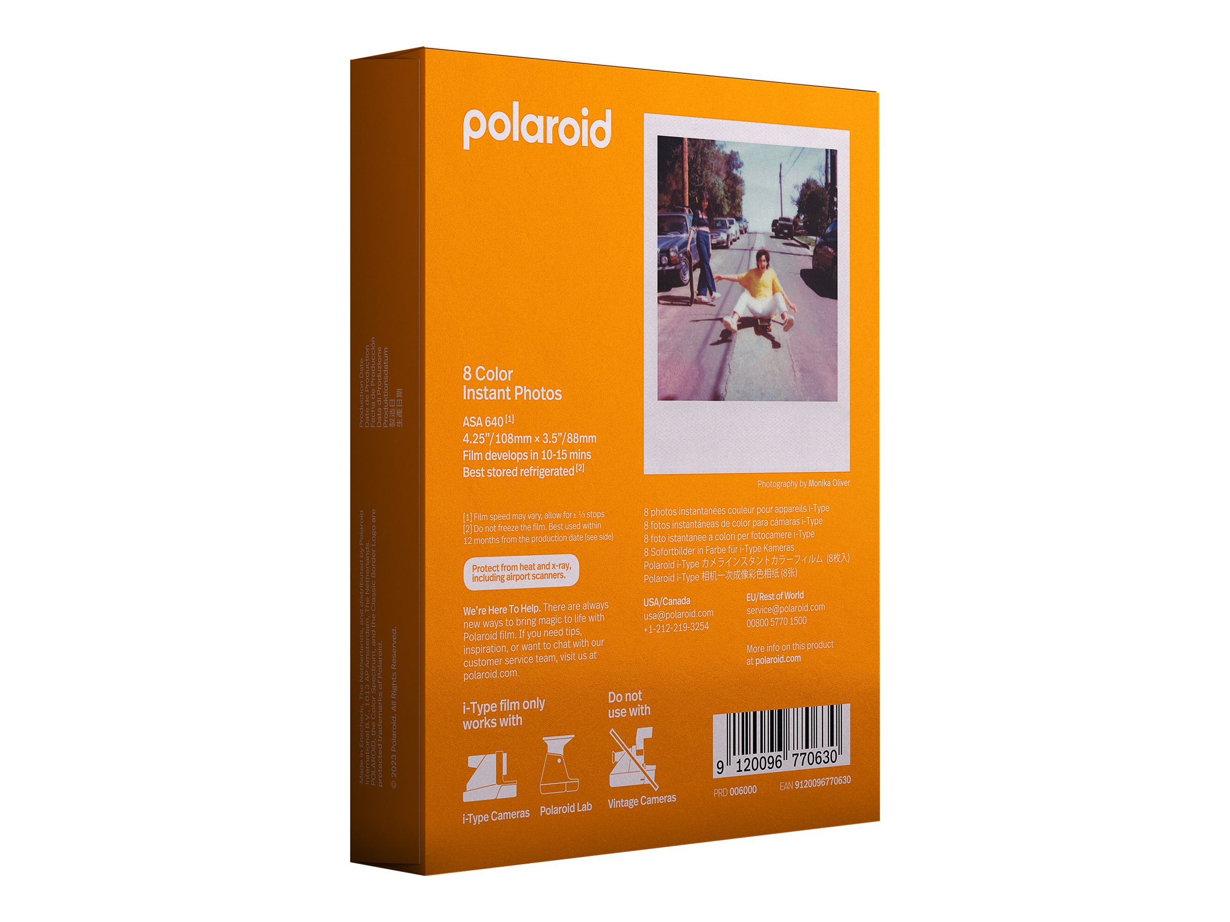 Polaroid i-Type Color Film - Brillant - weiß