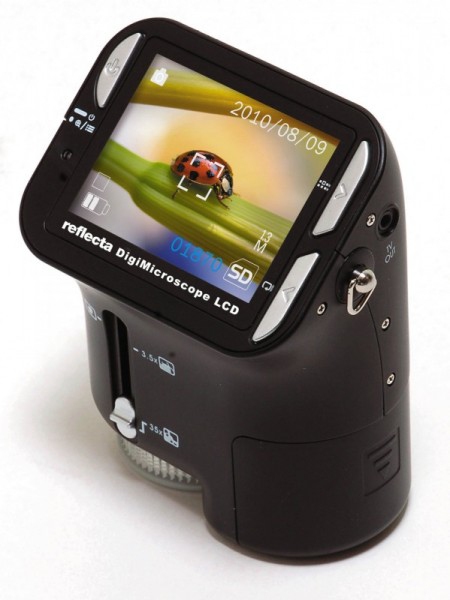 Reflecta 66130 - Digitales Mikroskop - Schwarz - USB 1.1 - 70 mm - 40 mm - 100 mm