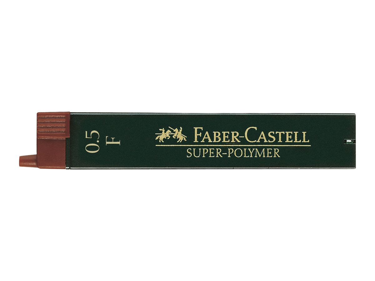 FABER-CASTELL Super-Polymer - Bleistiftmine - Superpolymer - F - 0.5 mm (Packung mit 12)