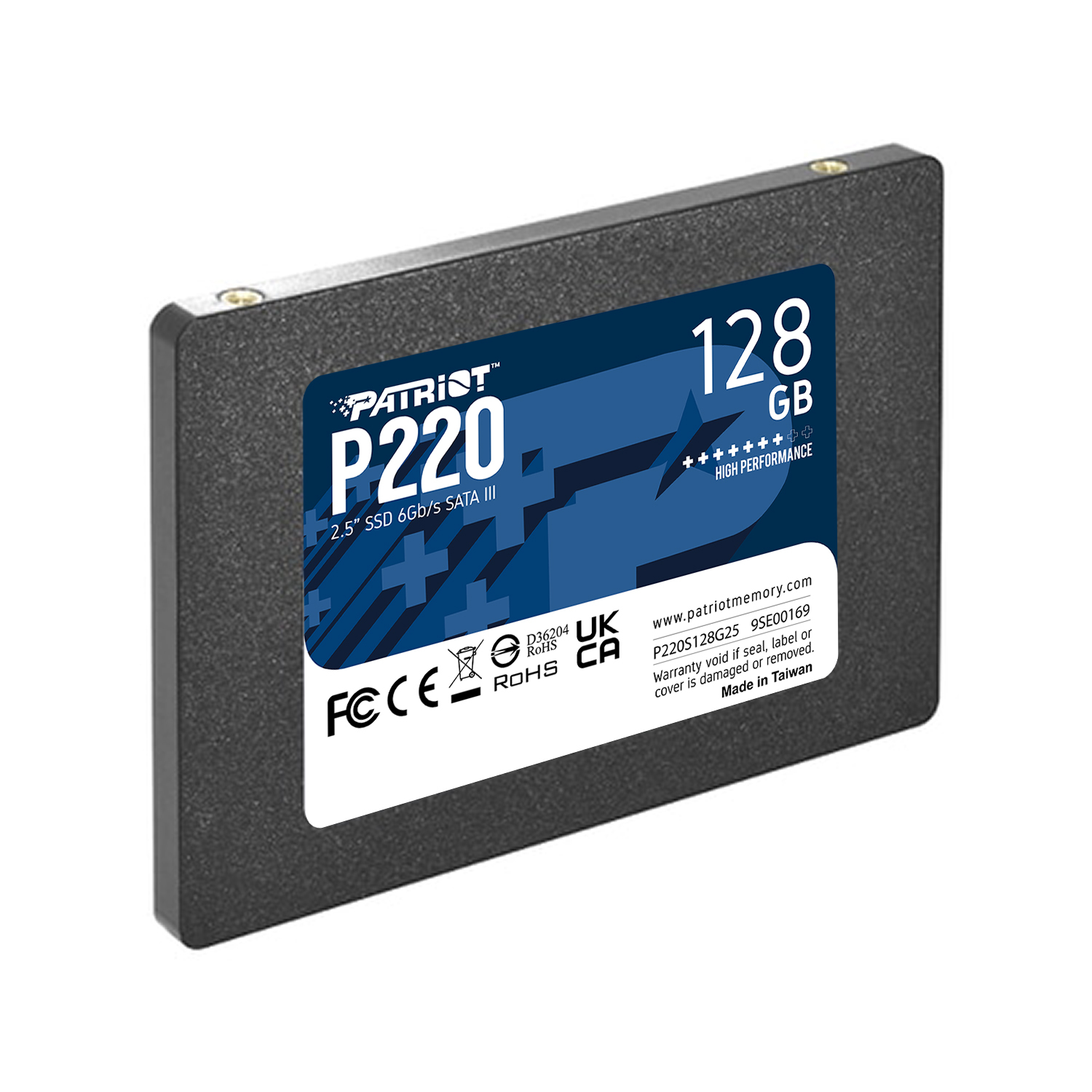 PATRIOT P220 - SSD - 128 GB - intern - 2.5" (6.4 cm)