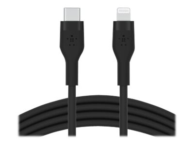 Belkin BOOST CHARGE - Lightning-Kabel - 24 pin USB-C männlich zu Lightning männlich - 1 m - Schwarz - für Apple iPad/iPhone/iPod (Lightning)